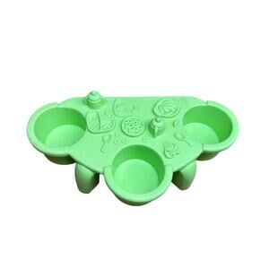 Fisher Price Little People Green Baby Table High Chair for 123 Babies Playdate